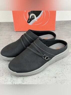 Women’s JSport Slip On Gina Mule Shoes New In Box Size 6 Black Clogs